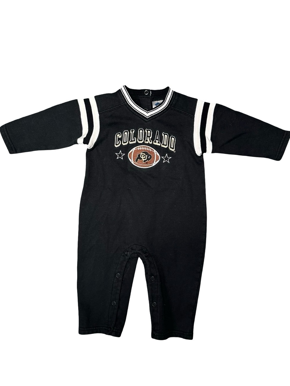Mighty Mac Sports Colorado Buffaloes Embroidered Baby Romper 18M NCAA Football
